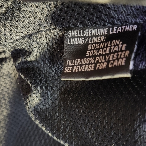 Interstate Men's black leather jacket sz 2XL - Picture 11 of 12